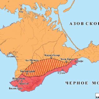 Political map of the Crimean Peninsula with the location of towns,... | Download Scientific Diagram