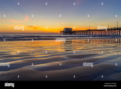 Newport Beach Pier Stock Photo - Alamy