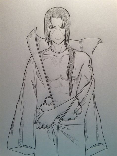 Itachi Drawing Full Body : Itachi Anbu Drawing Shefalitayal _ Itachi ...