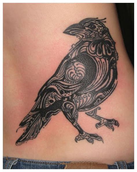 Tattoo Flash: Crow Tattoos | Crow tattoo, Tattoos for guys, Waist tattoos