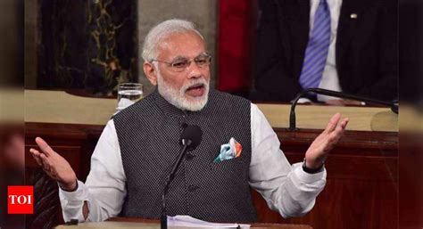 Us Congress India: PM Modi to US Congress: India lives as one, India ...