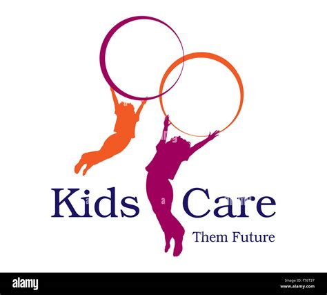 Kids Care Logo Stock Photo - Alamy