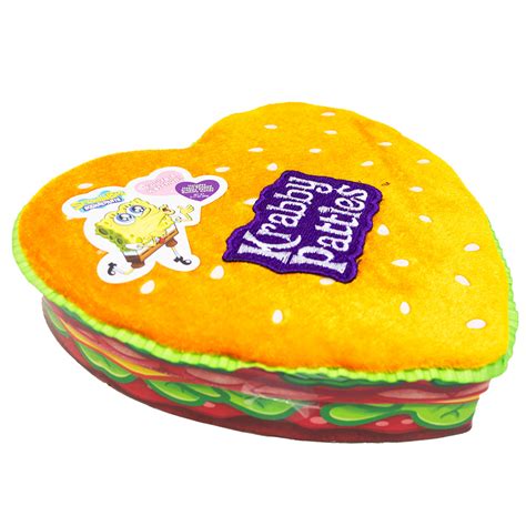 Krabby Patty Plush Top Heart Box - 3.17oz | Candy Funhouse – Candy Funhouse CA