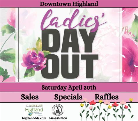 Ladies DAY OUT – Highland MI DDA