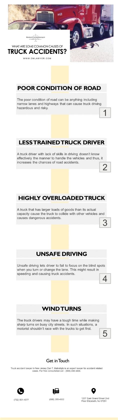 What are some Common Causes of Truck Accidents