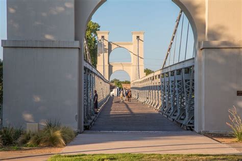 Waco's Historic Suspension Bridge Reopens After Getting a Fix-Up