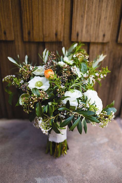 Green and White Bouquet