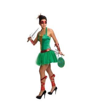 Tmnt Raphael Womens Costume Dress - TV Show Costumes