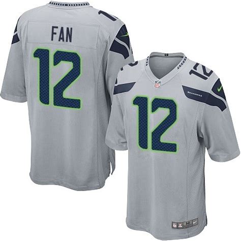 NFL 12th Fan Seattle Seahawks Game Alternate Nike Jersey - Grey