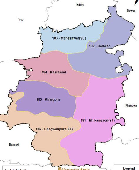 khargone_district_madhya_pradesh_election_2018_map : Free Download ...