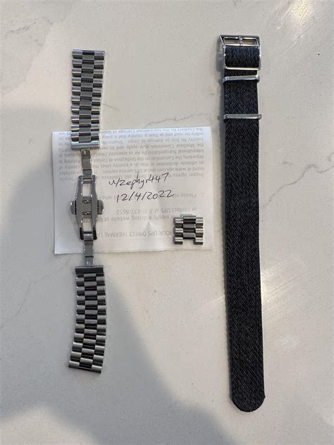 [WTS] 21mm bracelet and Chevron strap : r/Watchexchange