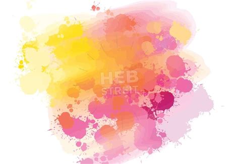 Hand-Drawn Colors Splashes Background - HEBSTREITS | Color splash ...