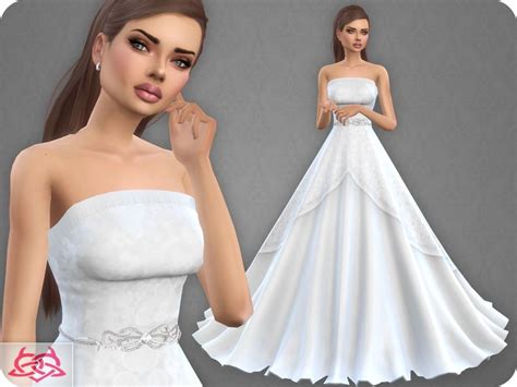 Lana CC Finds - Wedding Dress 9 RECOLOR 1 | Sims 4 wedding dress, Sims 4 dresses, Wedding dresses