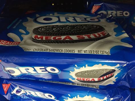 Oreo mega stuff | Oreo flavors, Oreo, Chocolate sandwich cookies