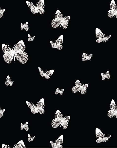 Butterfly Valley, Black & White | Black aesthetic wallpaper, Black and white picture wall, Black ...