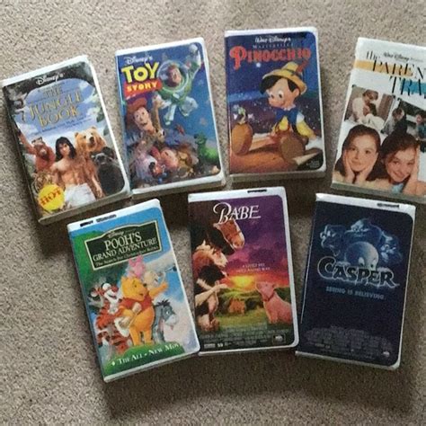 Other | Vhs Tapes 5 Disney And 2 Mca Universal | Poshmark