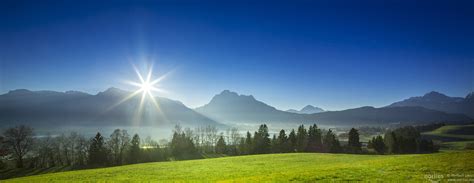 Allgäu - View over Forggensee, Germany