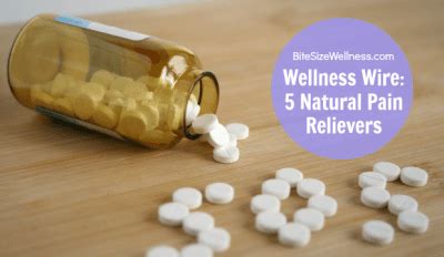 5 Natural Pain Relievers - Dash of Wellness