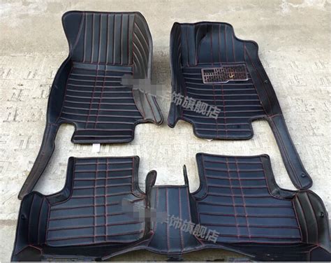 Custom special floor mats for Right Hand Drive Honda Fit 2016 2014 non ...