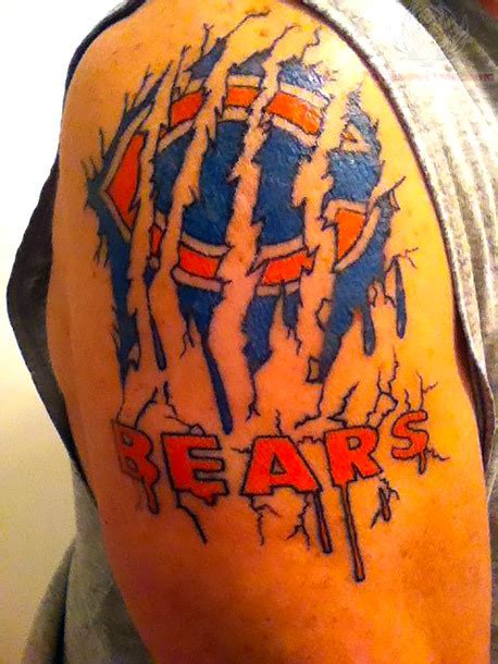 Chicago Bears Tattoo Idea