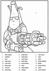 Meowscles Fortnite Color By Number Coloring Page  Free Printable sketch template