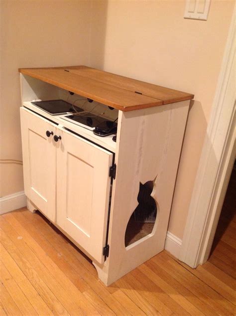 Ana White | Cat litter cabinet, Litter box, Diy litter box