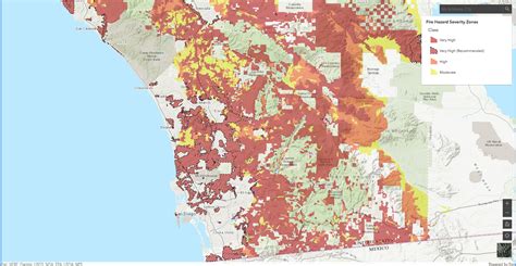 San Diego Wildfire Map