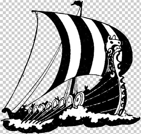 Viking Ships Drawing Longship PNG, Clipart, Black And White, Boat, Brigantine, Caravel, Carrack ...