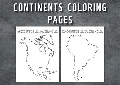 Continents Coloring Pages, World Map Coloring Pages, Printable Map ...