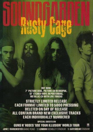 SOUNDGARDEN Rusty Cage Poster Print - prints4u