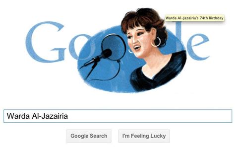 Google Doodles legendary Warda Al-Jazairia | Al Bawaba