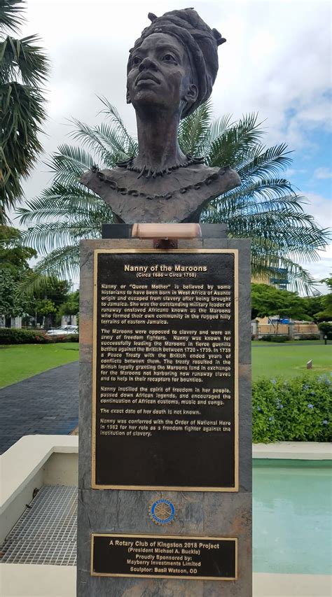 Nanny of the Maroons... - Emancipation Park Jamaica