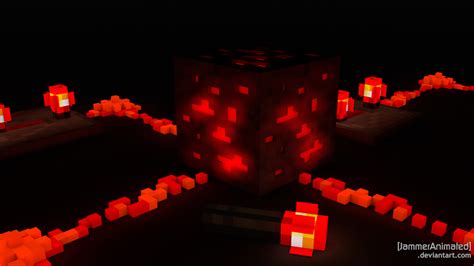 Redstone Ore by JammerAnimated on DeviantArt