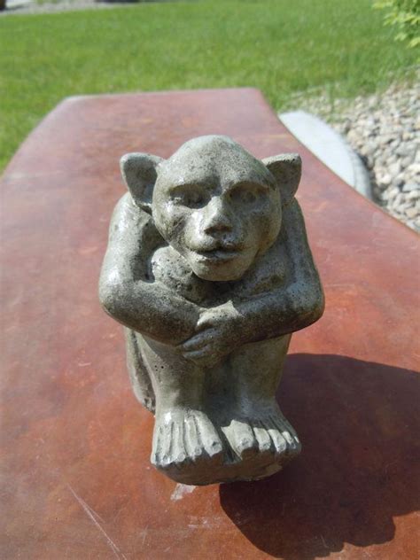 Concrete Garden Gargoyle Creature Statue by ConcreteYardDecor, $12.00 | Gargoyles, Statue ...