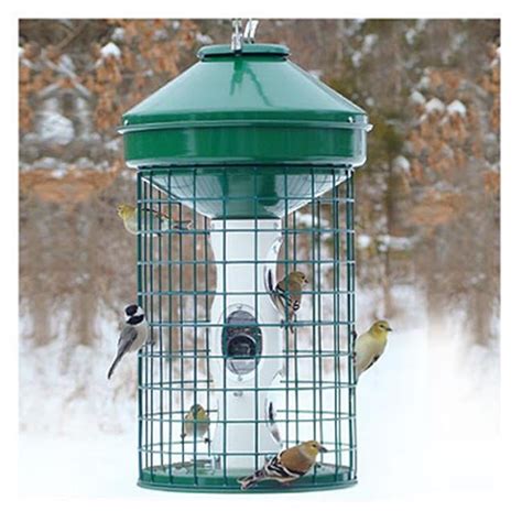 Woodlink NAAV1MNP Heavy Duty Caged Mixed Seed Bird Feeder - Walmart.com - Walmart.com