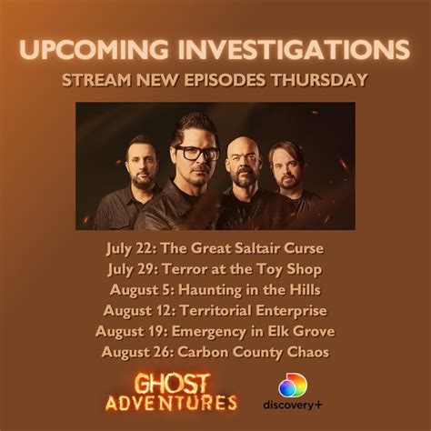 Ghost Adventures: List of upcoming investigation locations for the new season : r/GhostAdventures