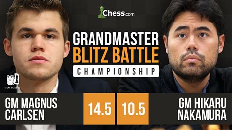 Blitz Battle: Magnus Carlsen Swindles Hikaru Nakamura - YouTube