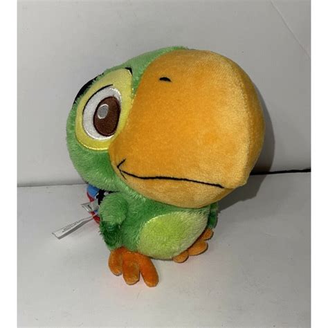 Disney Jake and the Neverland Pirates SKULLY Stuffed Plush Doll Parrot 7"