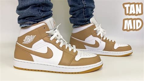 Jordan 1 Mid “Tan Gum” ON FEET Review! - YouTube