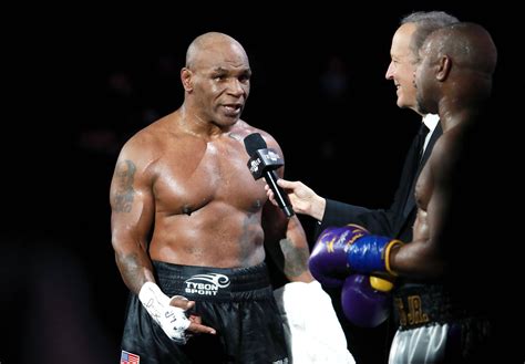 Mike Tyson’s final in-ring post-fight interview as a professional boxer