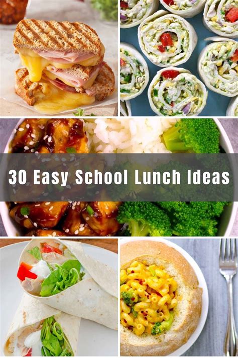 30 Easy School Lunch Ideas for Teenagers and Kids - IzzyCooking