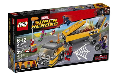 Lego 76067 Marvel Civil War Tanker Truck Takedown Revealed - Minifigure Price Guide