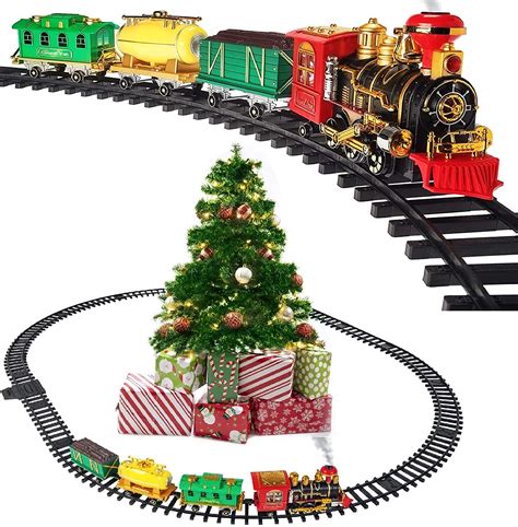 Prextex Christmas Train Set- Around The Christmas Tree with Real Smoke, Music & Lights for sale ...