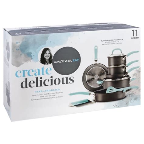 Rachael Ray 11-Piece Cookware Set - Walmart.com - Walmart.com