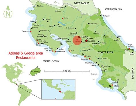 Atenas Map | Costa rica travel, Visit costa rica, Moving to costa rica