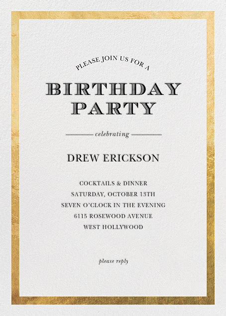 Pin on Adult birthday invitations