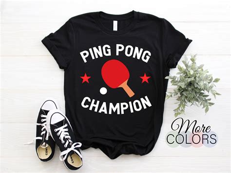 Ping Pong Champion Vintage T-shirt Ping Pong Shirt Table - Etsy