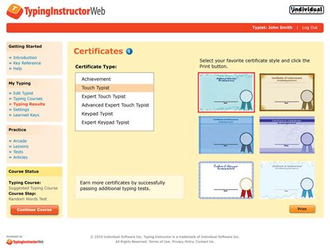 Home | TypingInstructorWeb