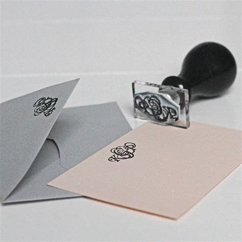 personalised monogram stamp by stomp stamps | notonthehighstreet.com