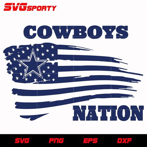 Dallas Cowboys Nation svg, nfl svg, eps, dxf, png, digital file ...